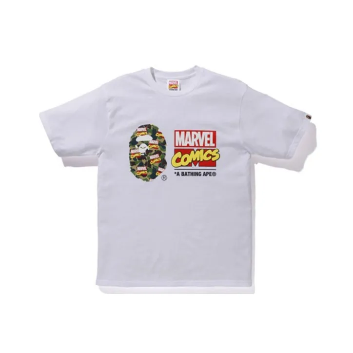 Bape X Marvel Camo Tee