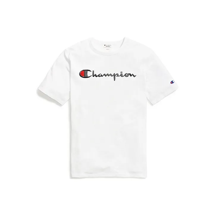 Champion T-Shirt US Version Unisex White
