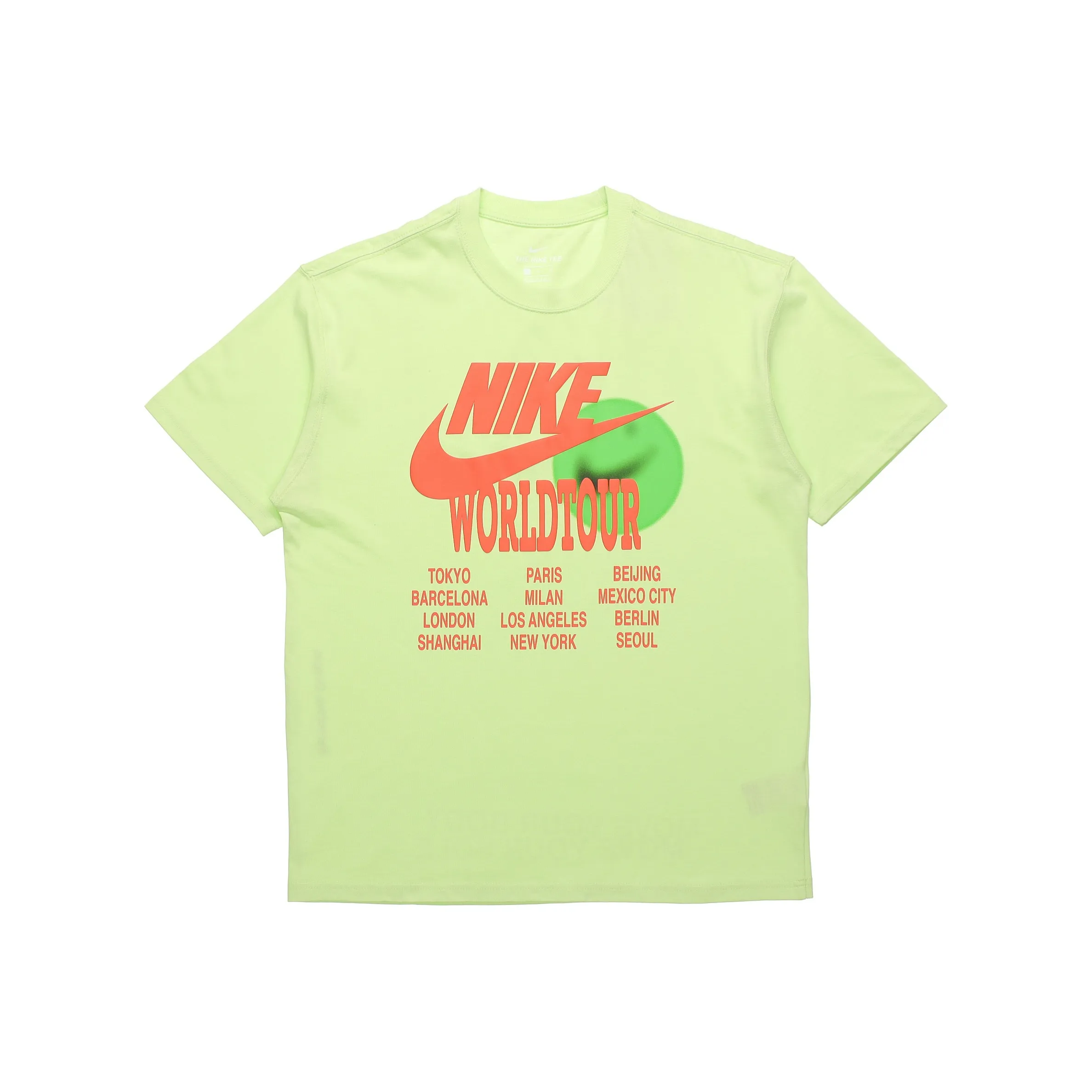 Nike T Shirts Men Neon Green