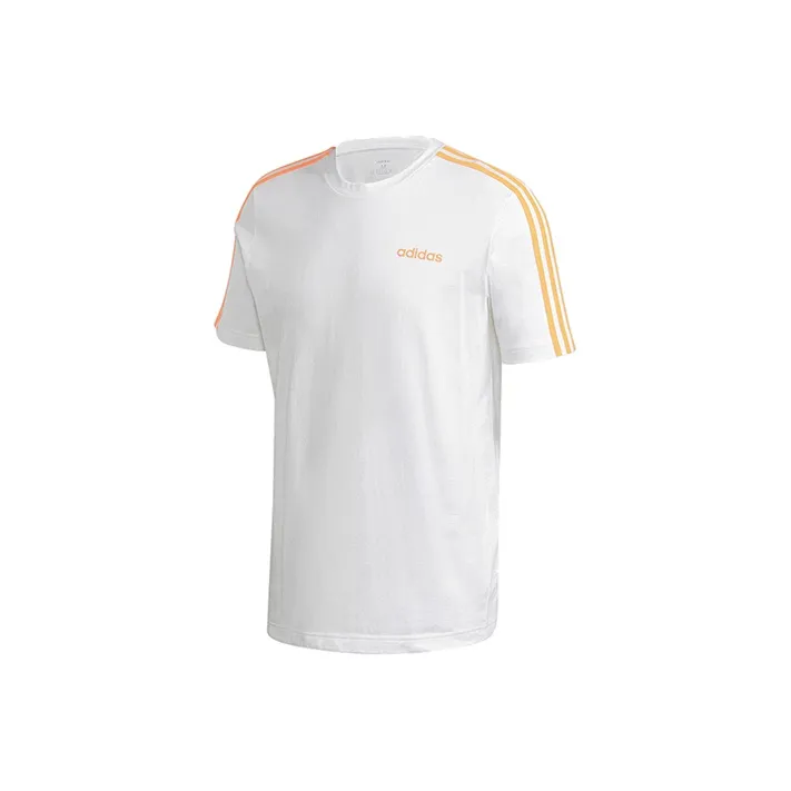 Adidas T-Shirt Мужской Белый Signal Оранжевый