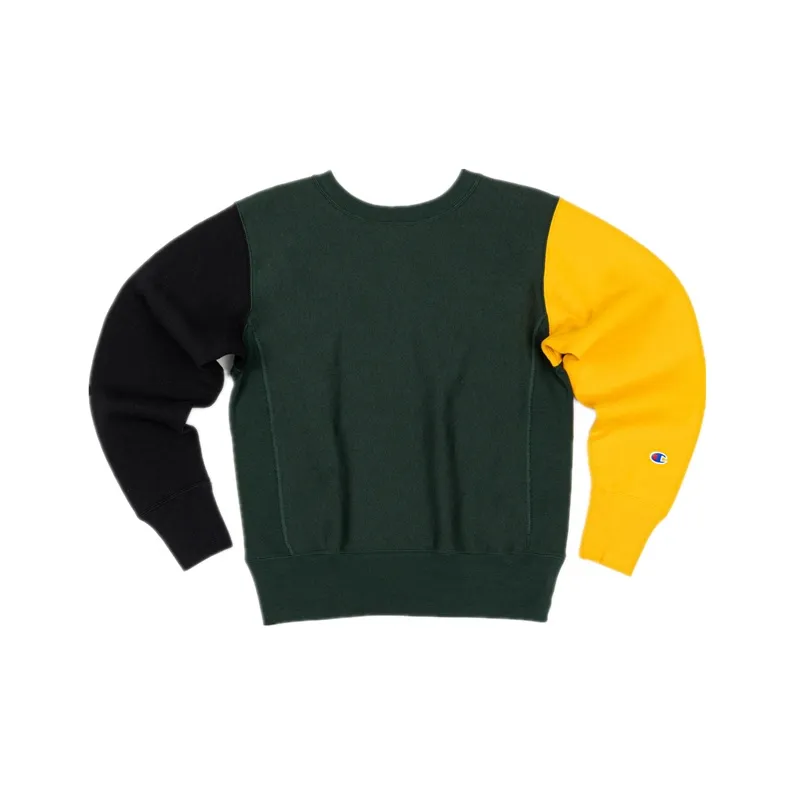 Champion Sweatshirts Men's Dark Green Patchwork