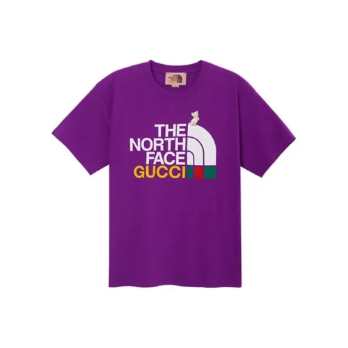 Gucci X The North Face Фиолетовые Мужские Рубашки