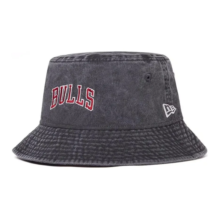 New Era Cotton Bucket Hats Unisex Black