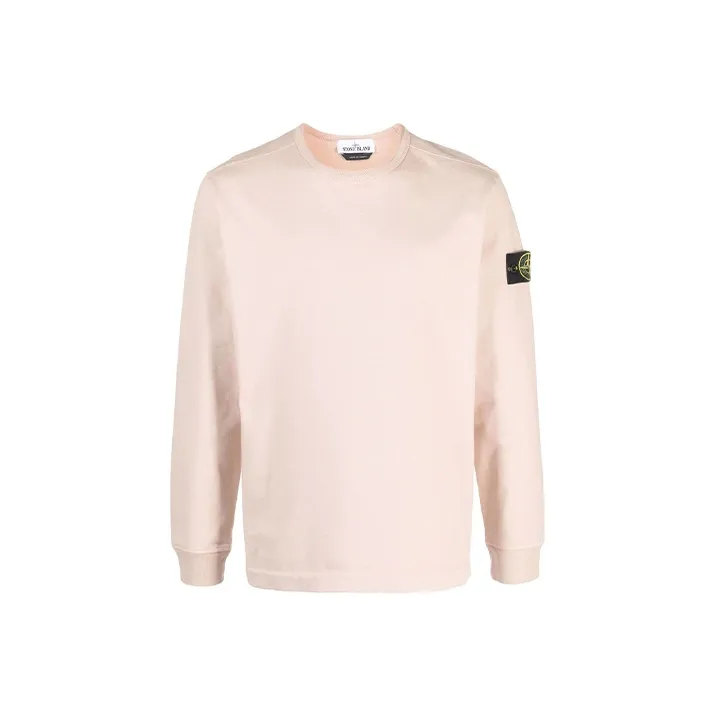 Stone Island Светло-розовые Мужские T-рубашки