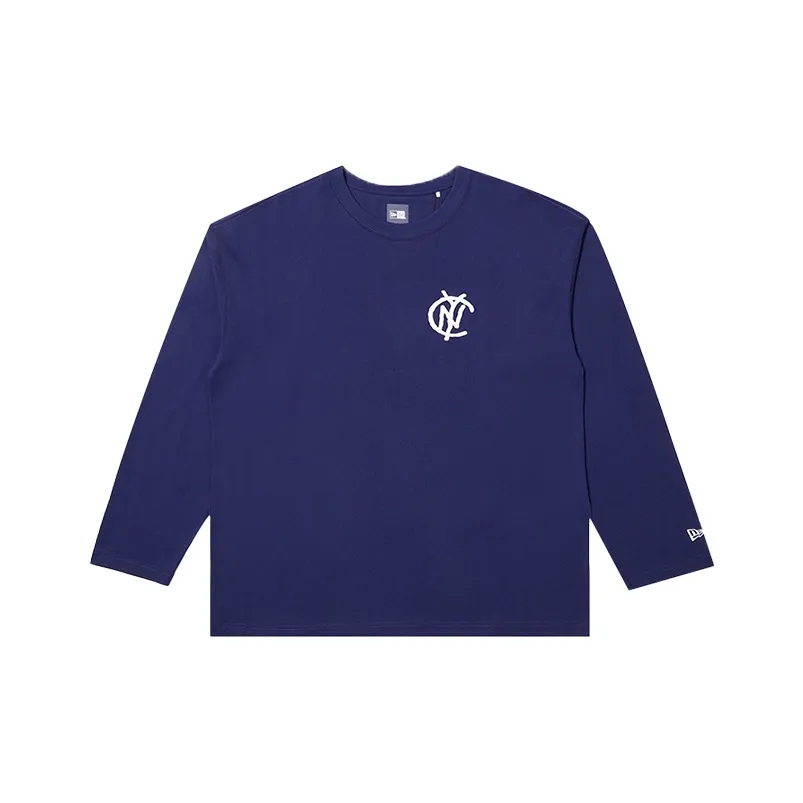 New Era FW21 Длинный рукав Т-рубашка Унисекс Фиолетовый