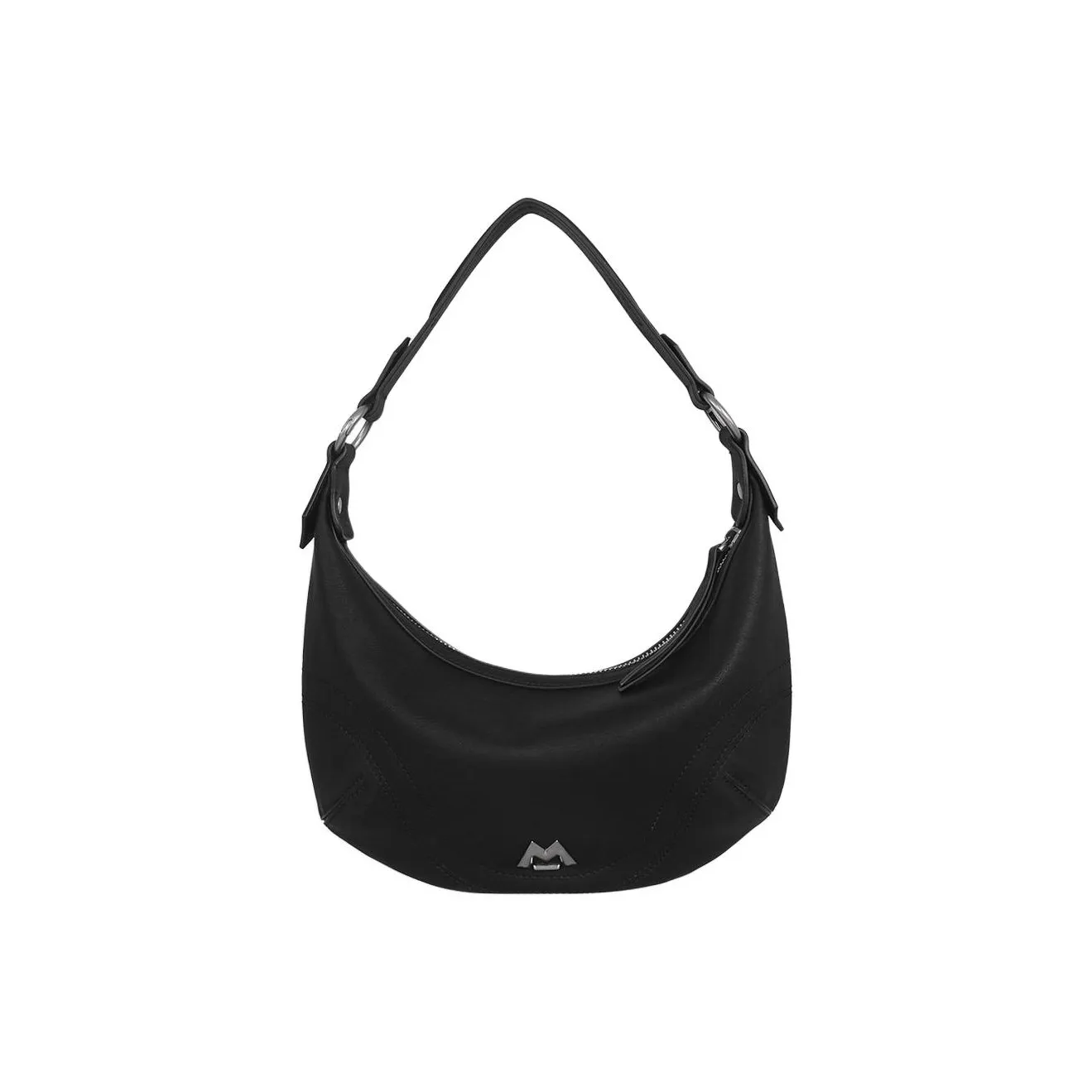 Kikawa Card Сумка из синтетической кожи Полумесяц Бродяга Сумка через плечо Средняя Женская Черная