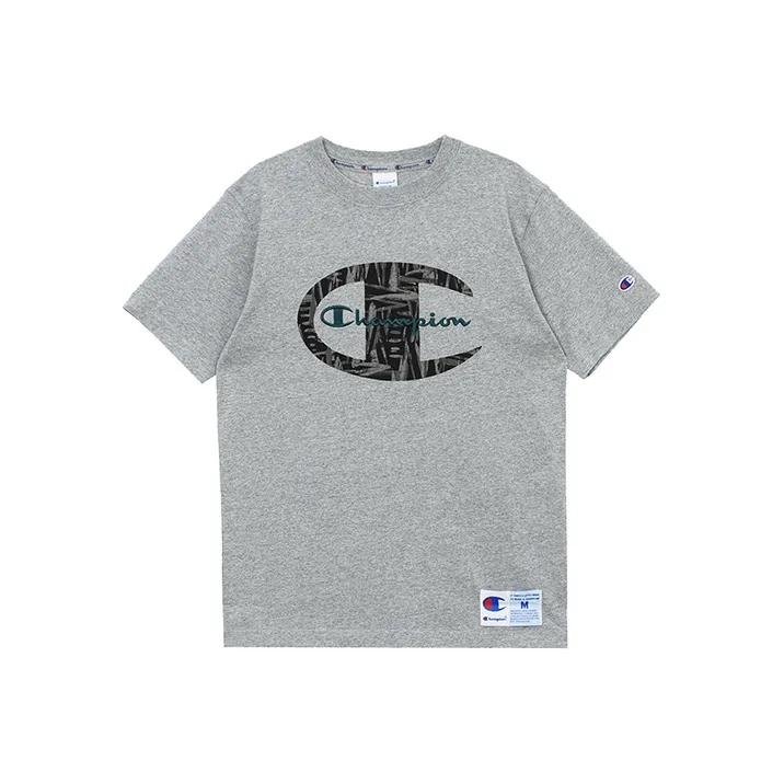 Champion Серый Унисекс T-рубашка