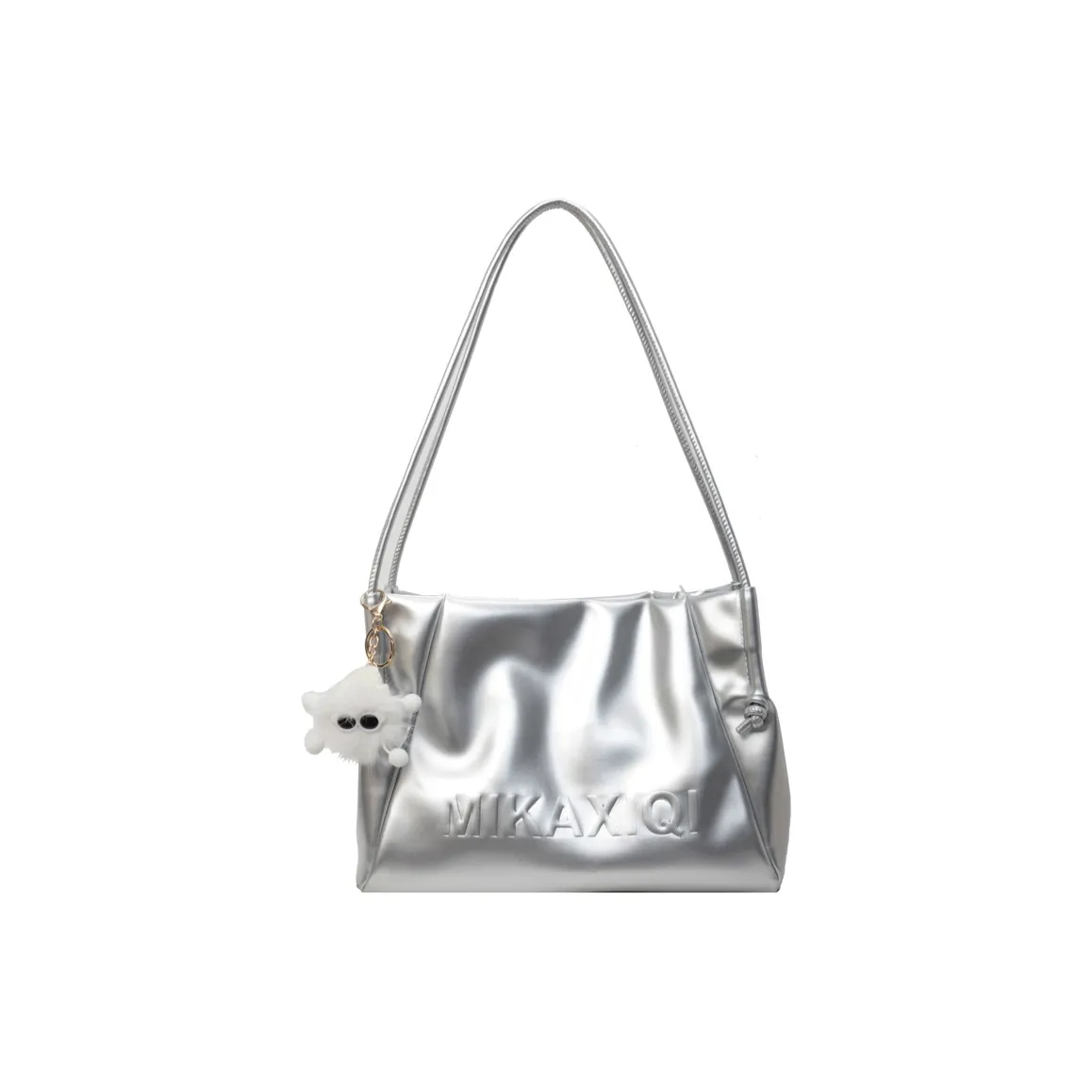 Single Warehouse ПУ (полиуретан) Сумка-тоут Сумка через плечо Стандартная Женская Экрю Серебристый Черный Синий Розовый