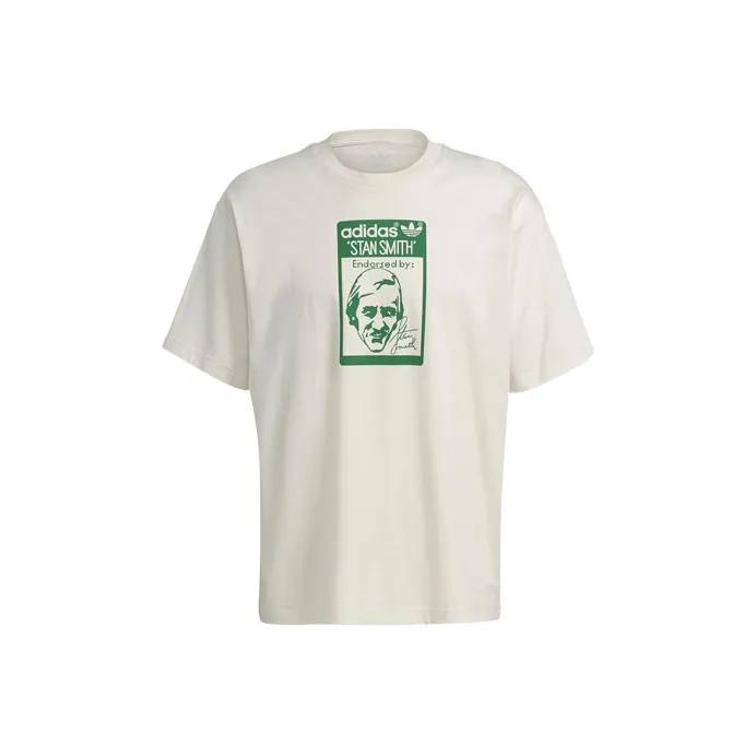 Adidas Originals Stan Smith T-Shirt Мужская Рубашка Экрю