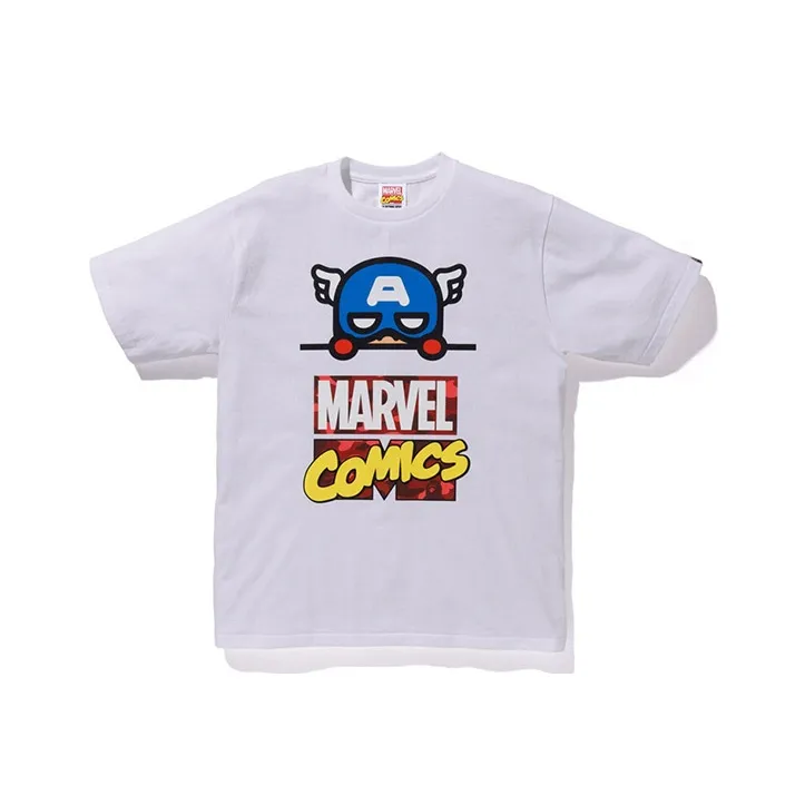 Bape X Marvel Comics Captain America Tee
