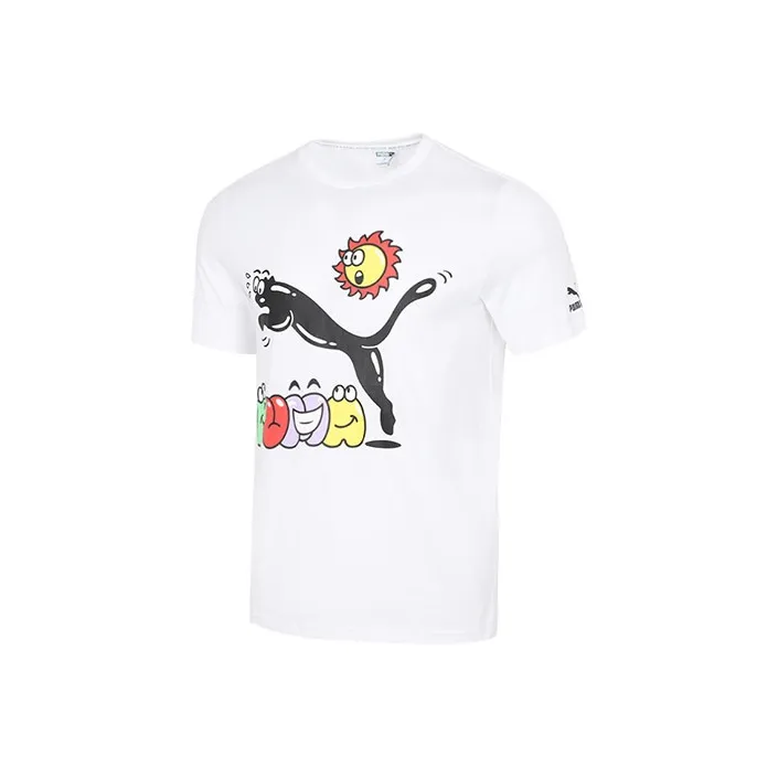 PUMA Summer Streetwear T Shirt Men's White