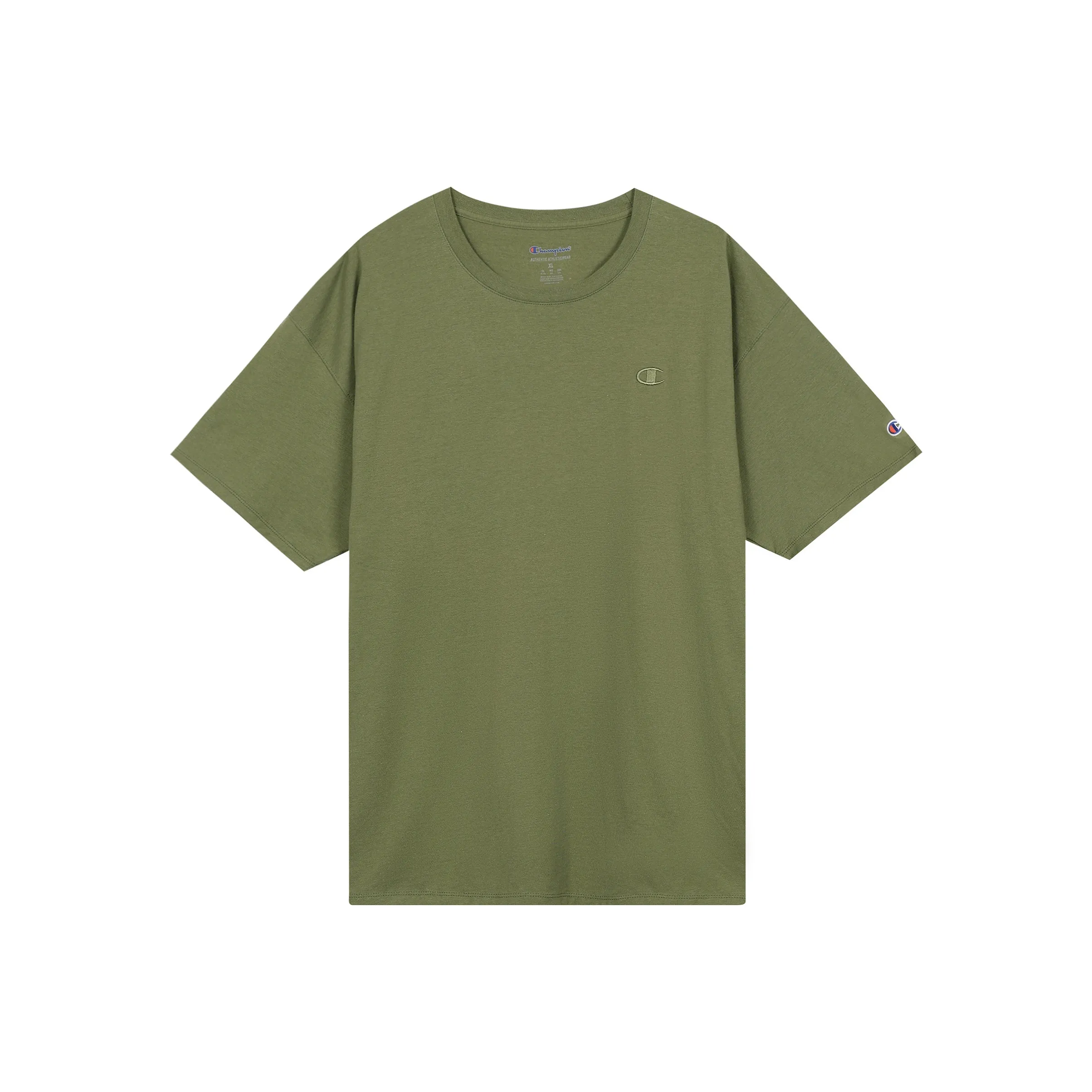 Чемпион Армейский зеленый Унисекс Футболка
