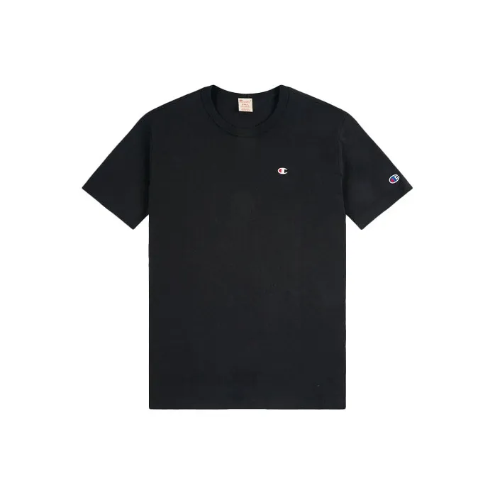 Champion Logo Embroidered Crewneck T Shirt