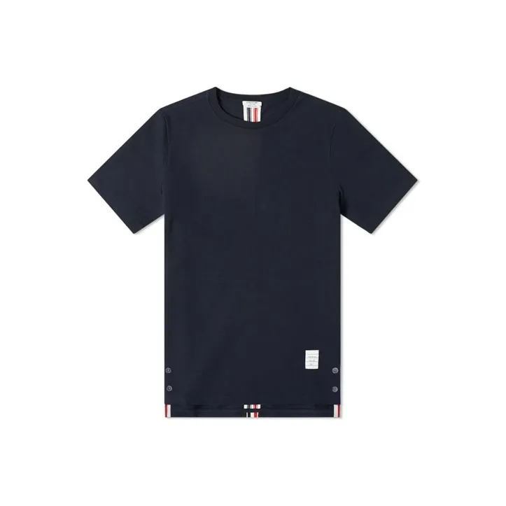 THOM BROWNE Rwb Striped Crewneck T Shirt