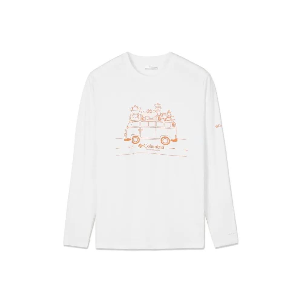 Columbia совместная белая мужская футболка T