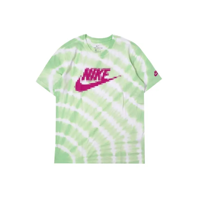 Nike Sportswear T-Shirt Мужской Белый Pale Grass Зеленый