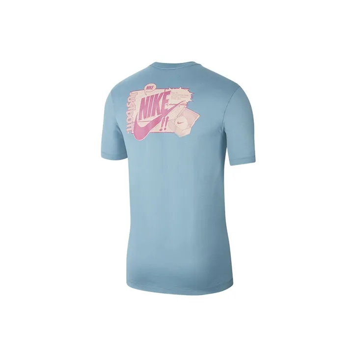 Nike Set-in Sleeve T-Shirt Men's Blue