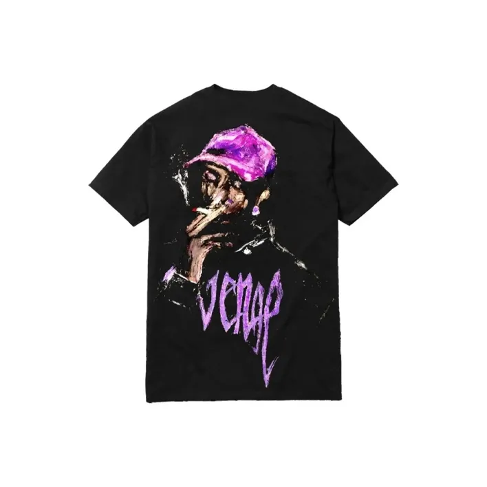 Revenge x SKI Маска The Slump GOD Прямой крой T Рубашка Унисекс Черный