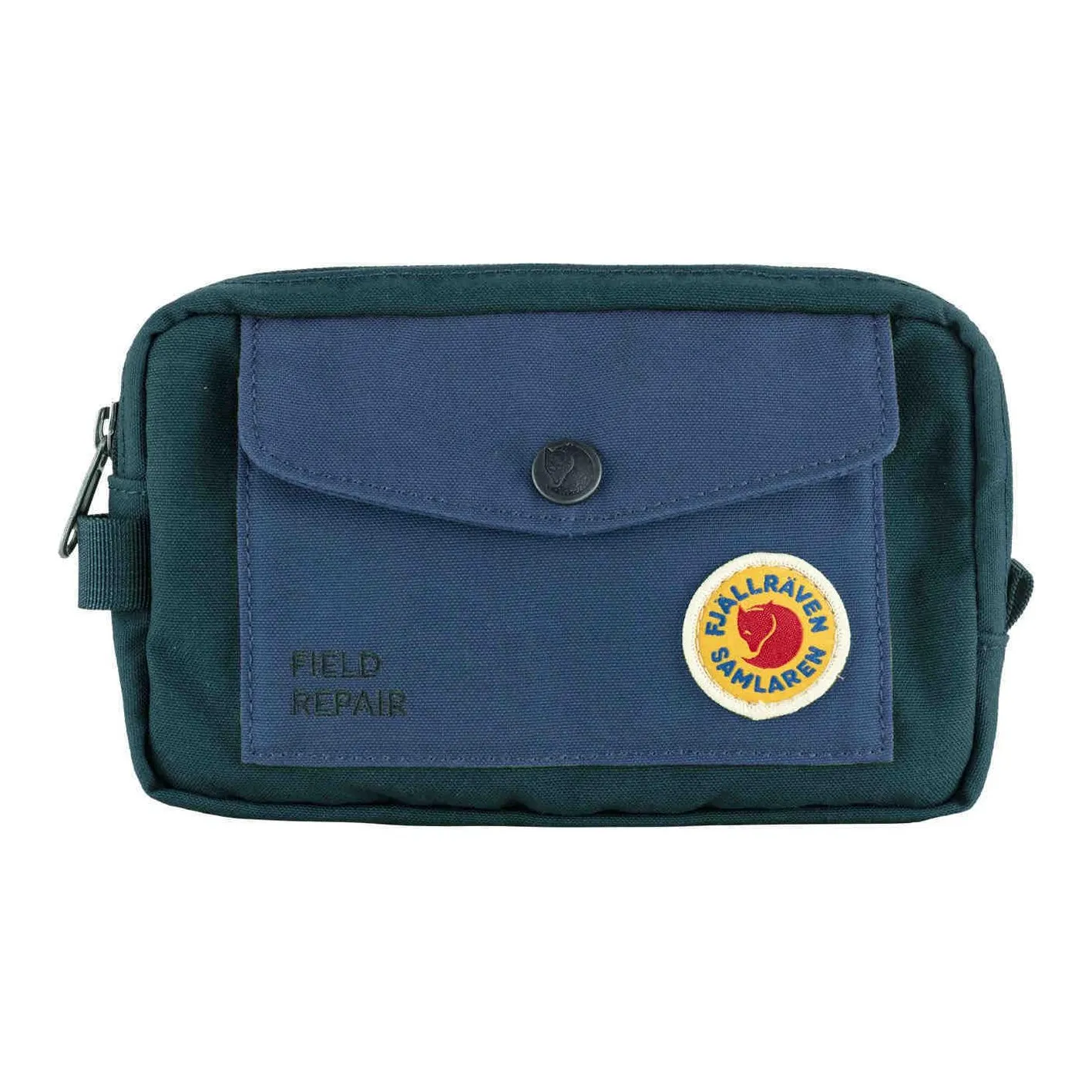 Fjallraven Recycled Polyester Travel Storage Bag Unisex Glacier Green & Dark Blue