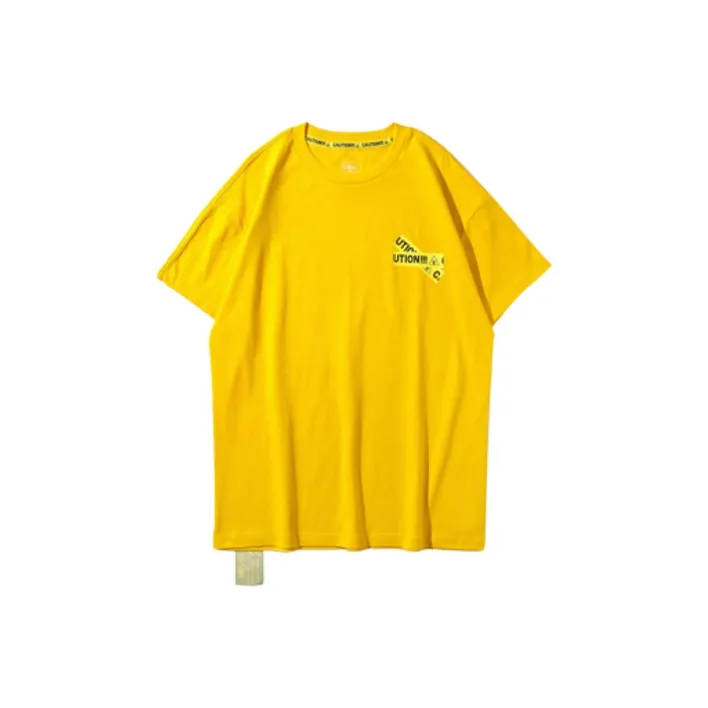 Disney X LINING T Shirts Unisex Yellow
