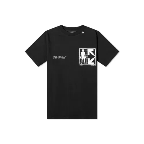 Off Белый Ss20 Черный Мужские Рубашки