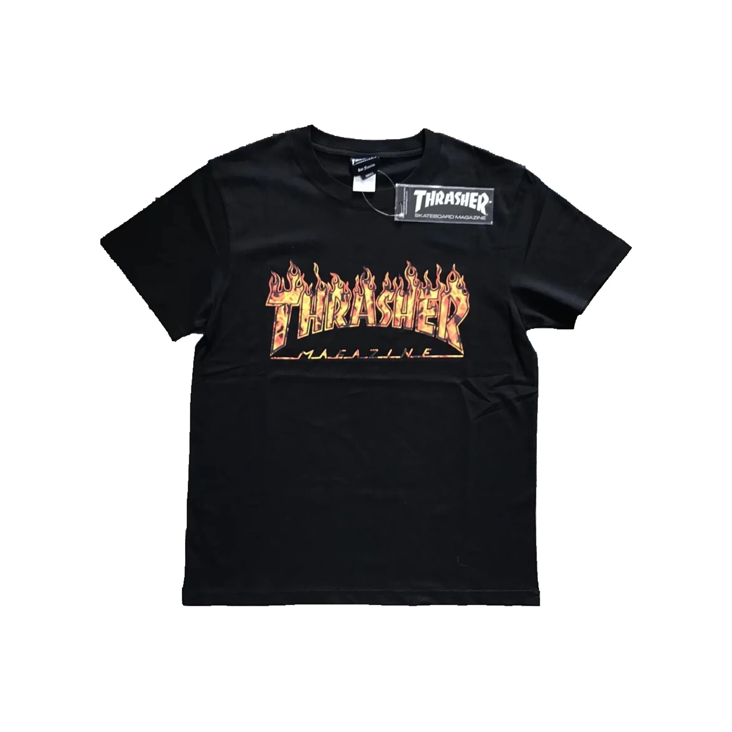 Thrasher T-Shirt Унисекс Черный Японская версия