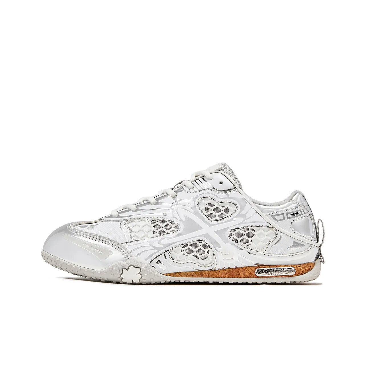 ON MAX Износостойкие Дышащие Легкие Низкие Кроссовки для тренировок Женские Серебряные