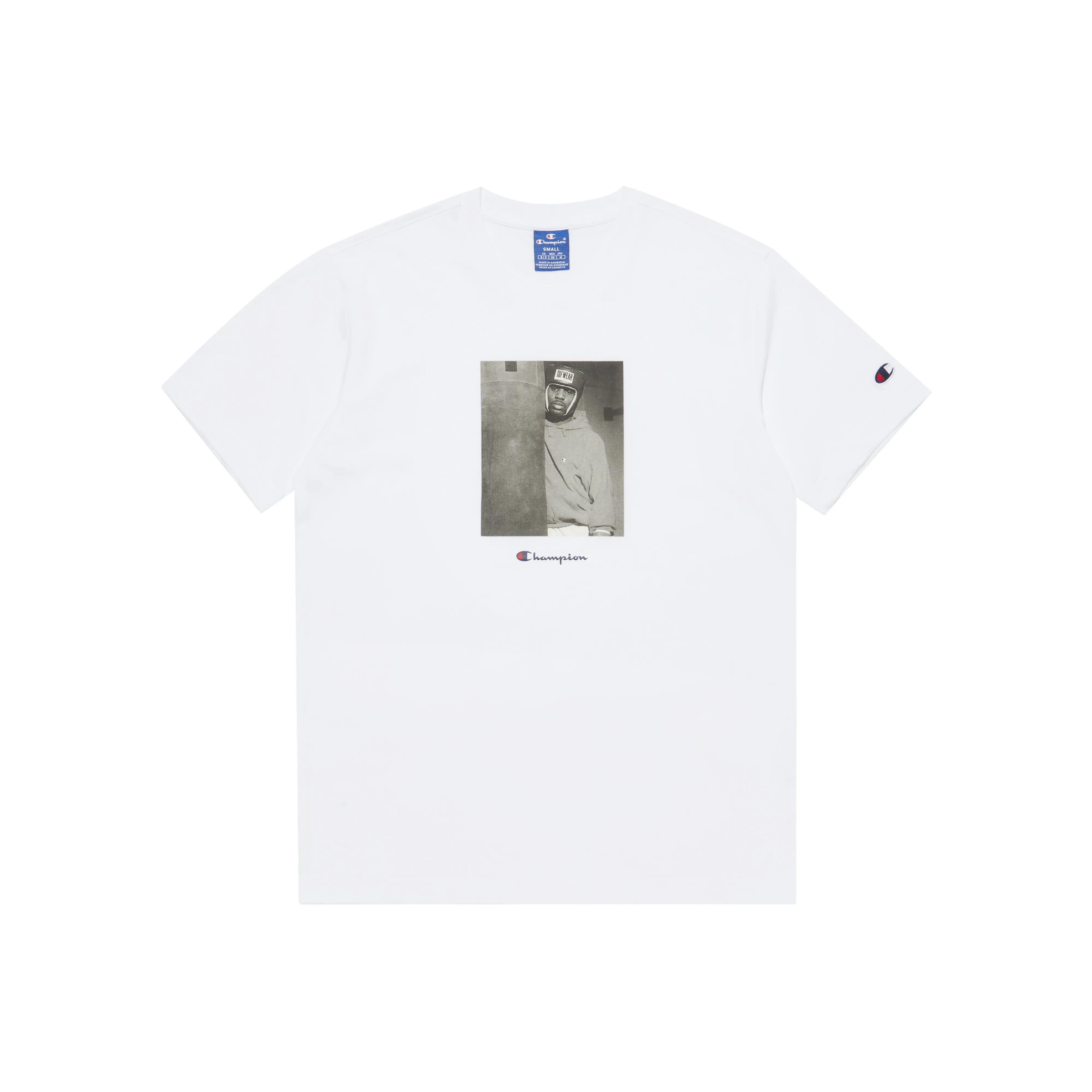 Champion T Shirt Unisex European Version White