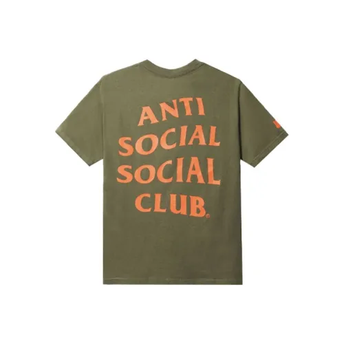 ANTI SOCIAL SOCIAL CLUB Оливковая унисекс футболка T
