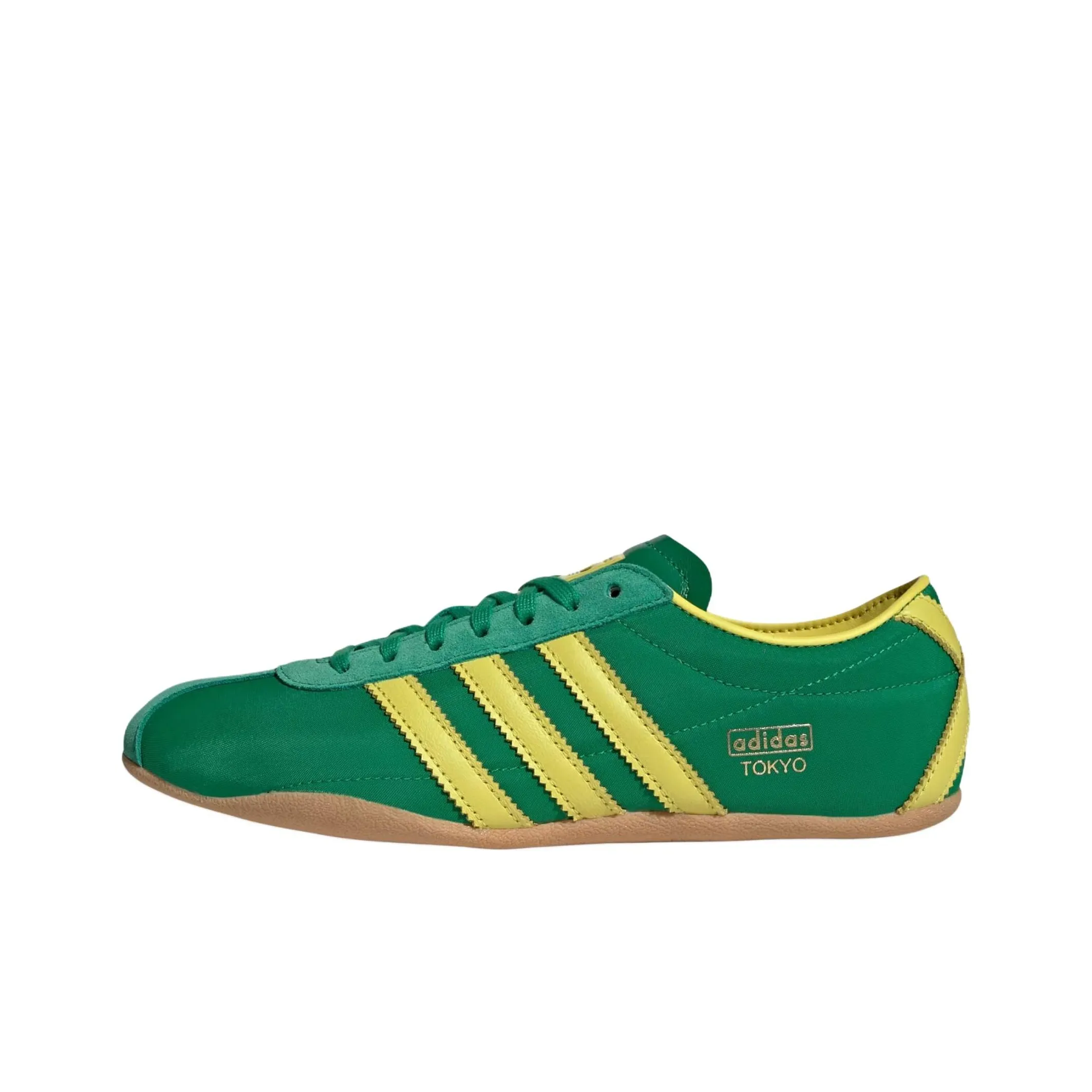 Adidas Originals Tokyo Slip-resistant Abrasion-resistant Low Top Casual Women's Green Yellow Adidas Originals Токио Противоскользящий Устойчивый к истиранию Низкий Топ Повседневный Женский Зеленый Желтый