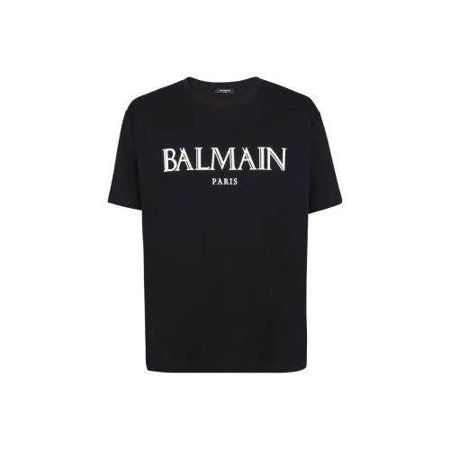 BALMAIN Черная Унисекс Футболка