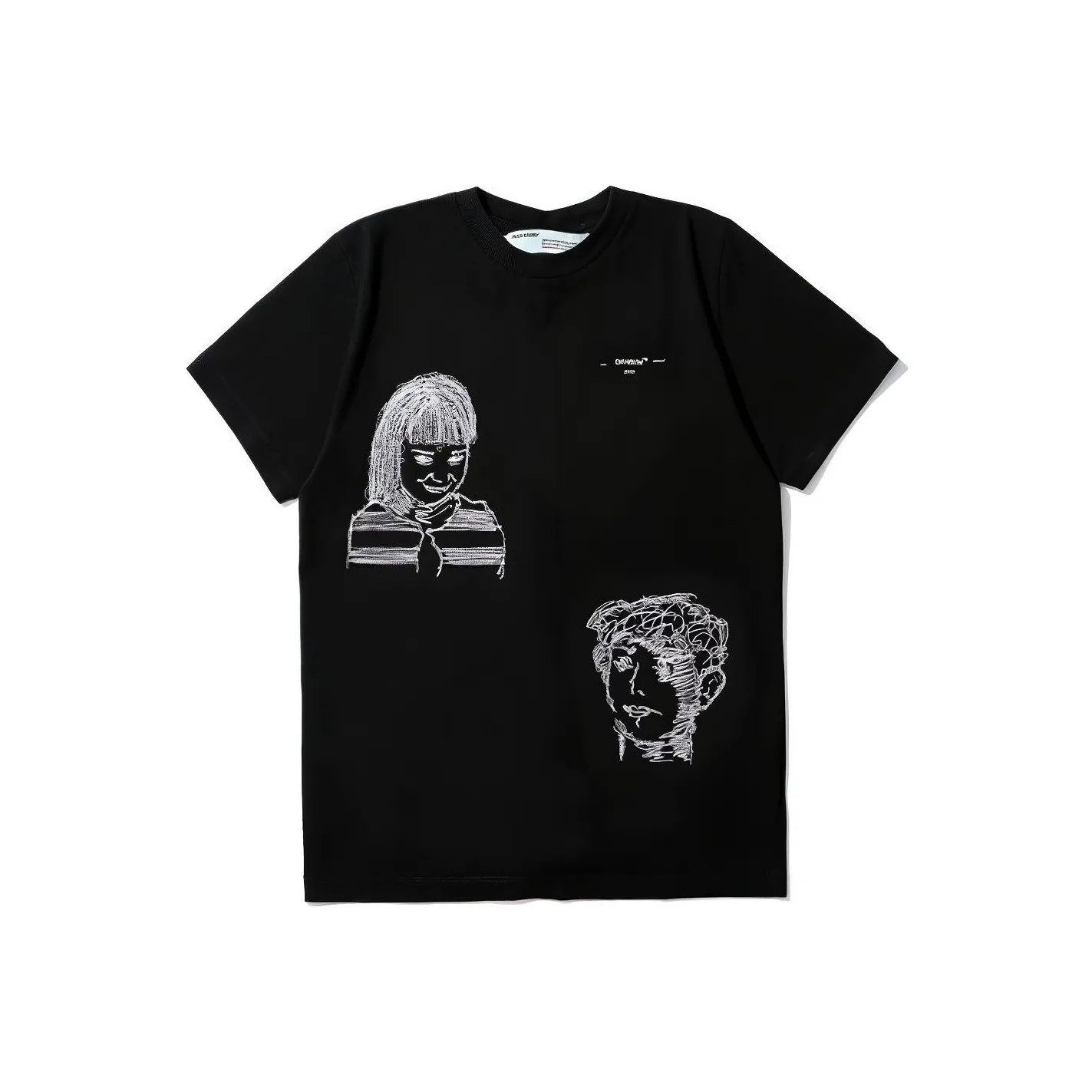 Off Белый SS20 Мужские T-рубашки