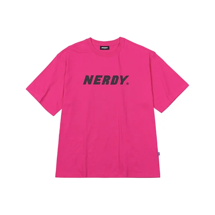 NERDY T Shirt Unisex Peach Pink
