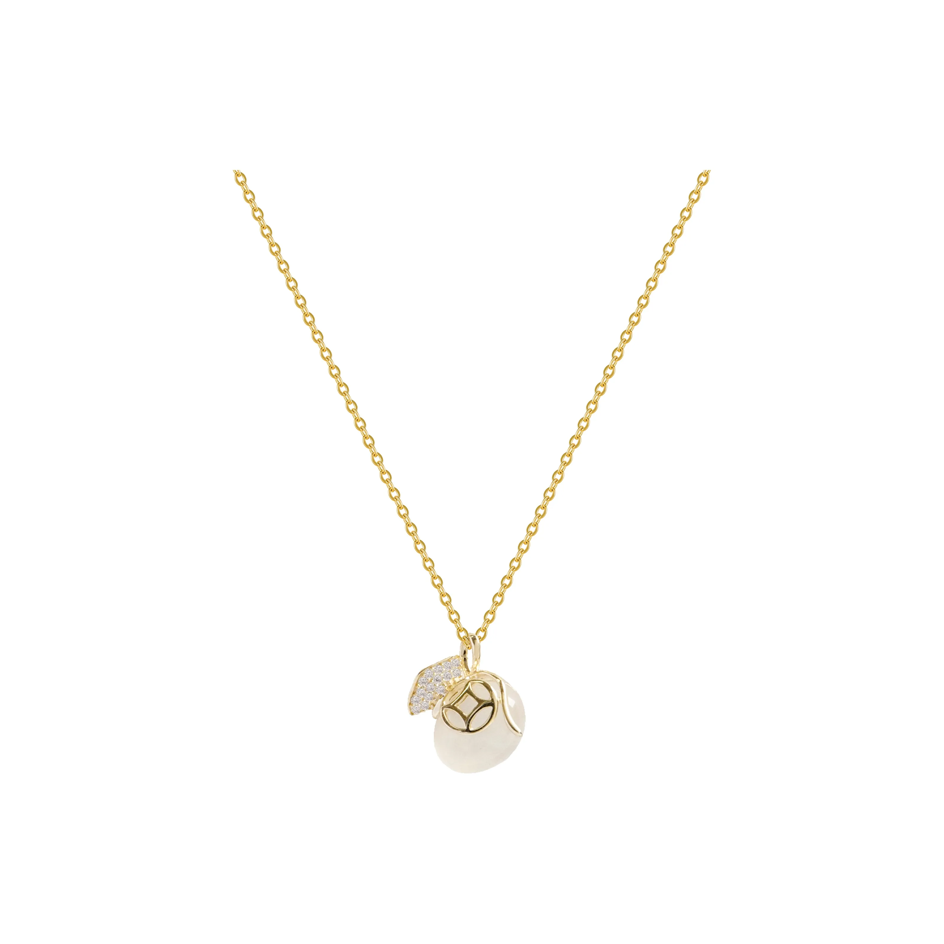 KEYS VIA Chalcedony Jade Necklaces Women's