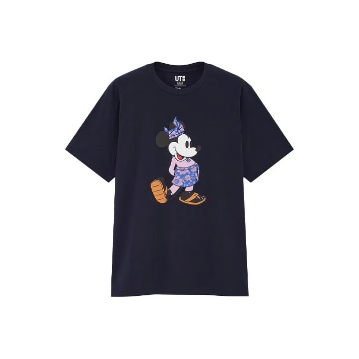UNIQLO X Disney T-Shirt Унисекс Темно-синий
