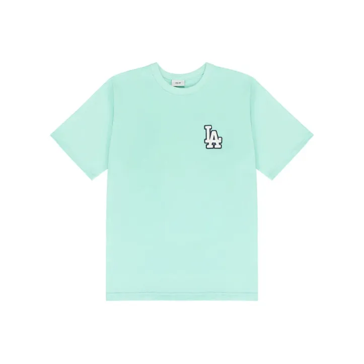 MLB Old Flower T Shirts Unisex Mint Green