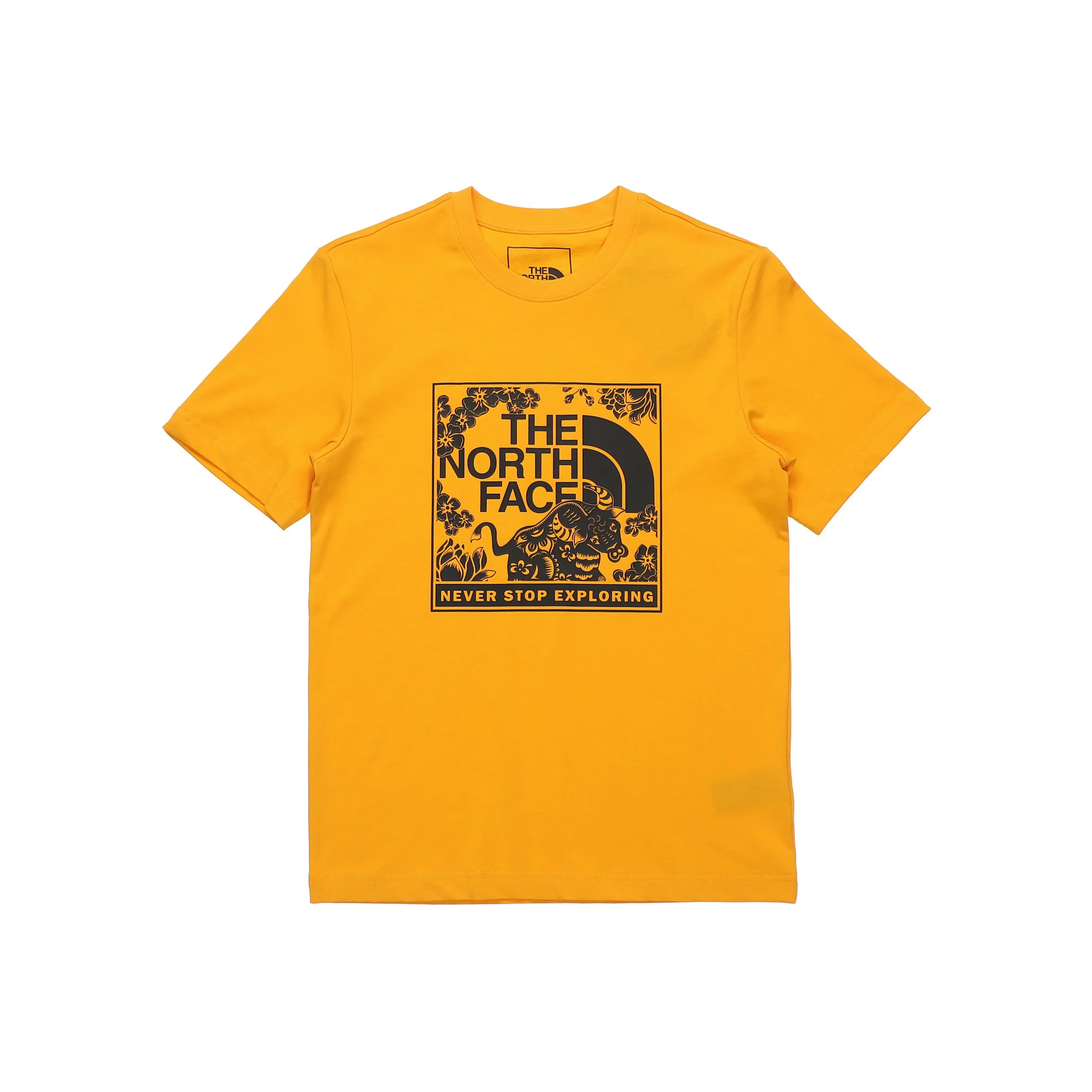 THE NORTH FACE Set in Sleeve T Shirt Unisex Yellow