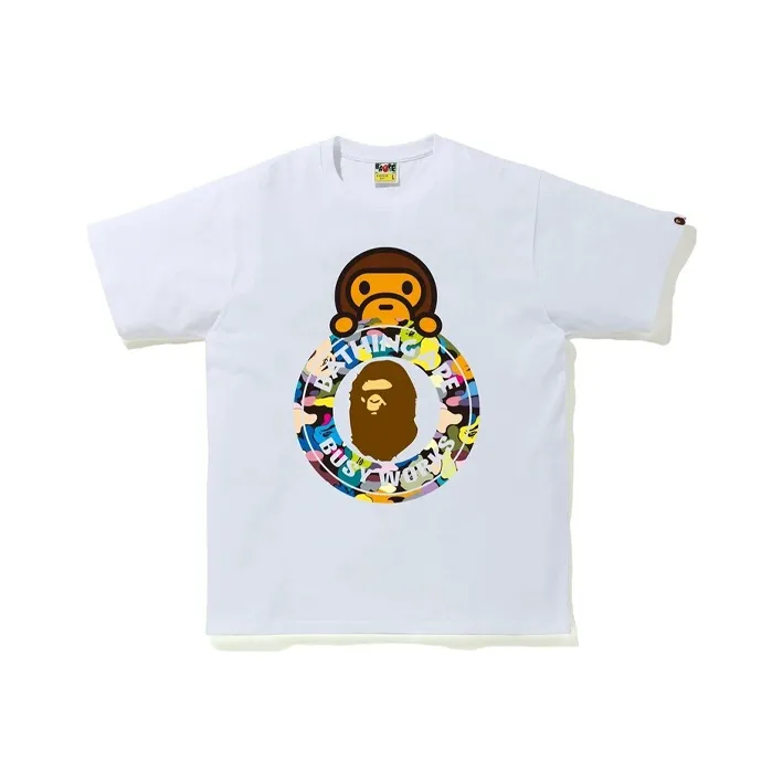 Bape Milo Busy Works Multi Camo Tee