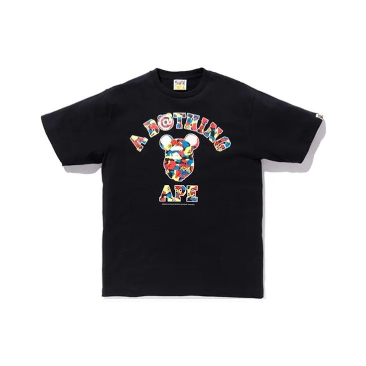 A BATHING APE x Medicom Toy Ape Head Series T-Shirt Унисекс Черный