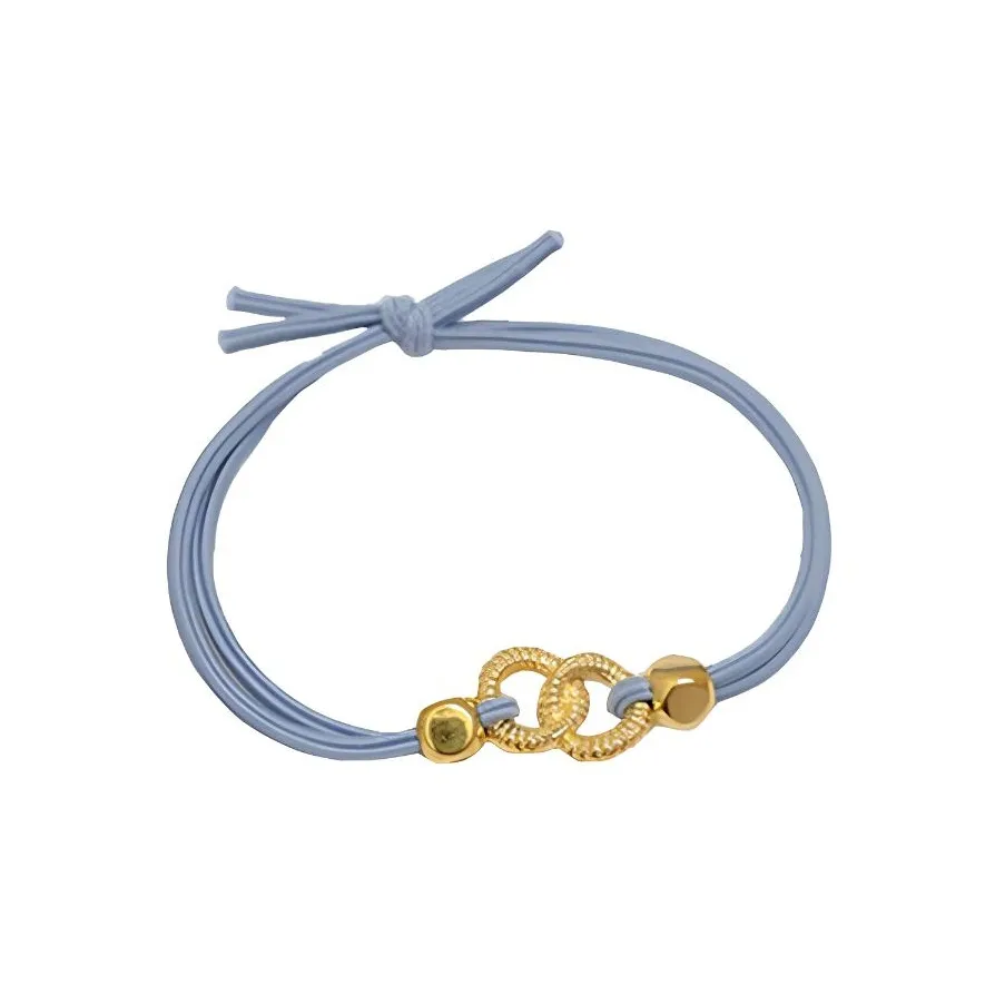 QIANFANGDAHUANGYE Ткань Резинка для волос Женская