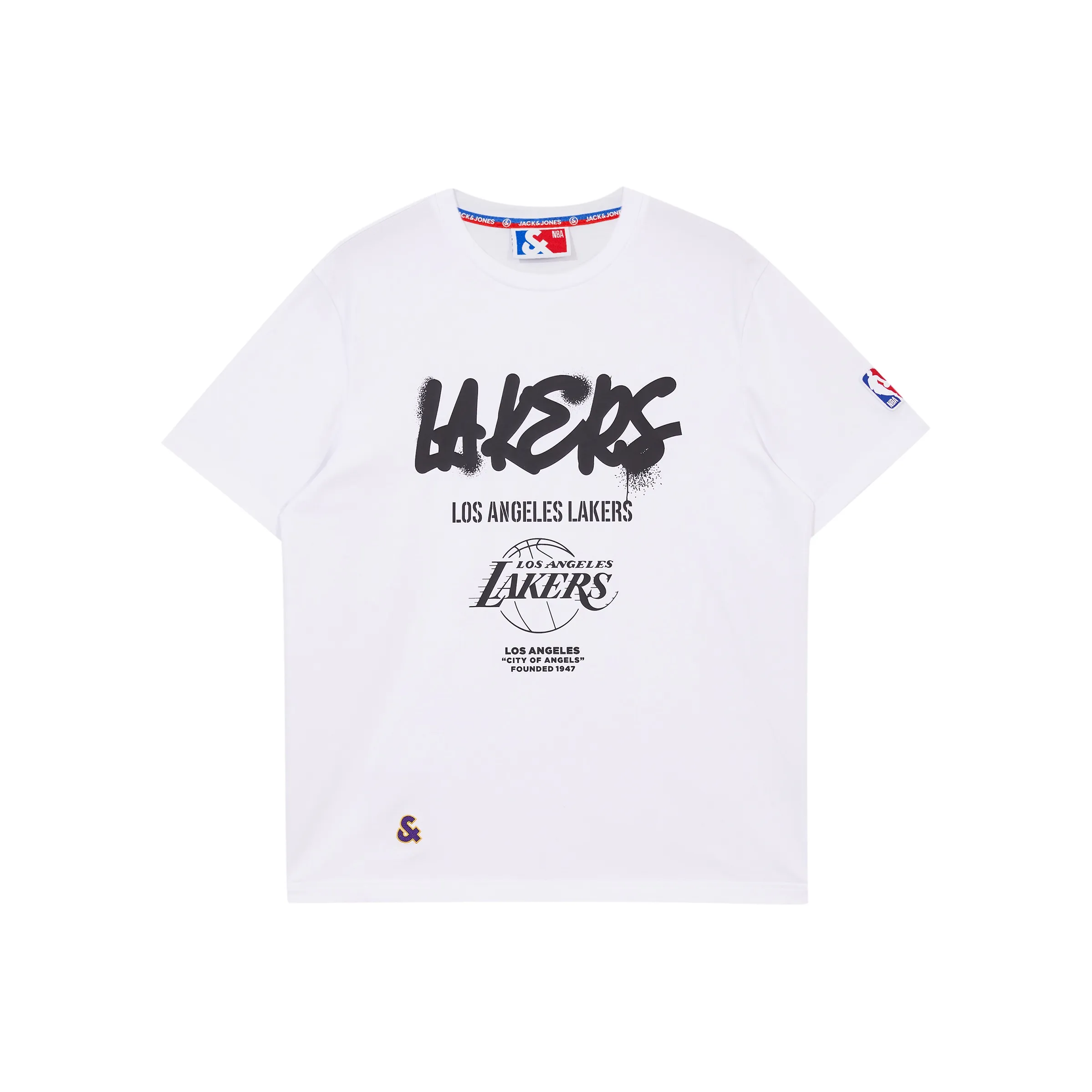 JACK JONES· X NBA JACK JONES X Lakers NBA Collaboration Т-рубашка Унисекс