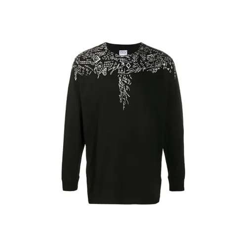 marcelo burlon Черная Мужская Рубашка