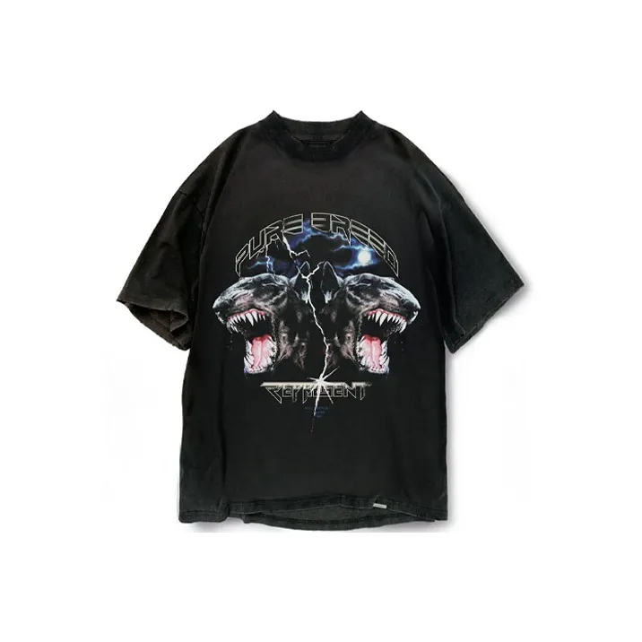 REPRESENT T Shirts Men's Vintage Gray