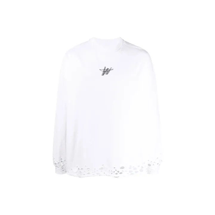 WE11DONE High Neck Wd Logo T Shirt