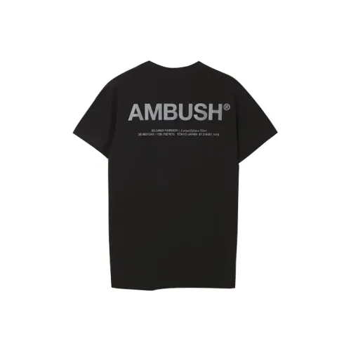 AMBUSH Черная Унисекс Футболка