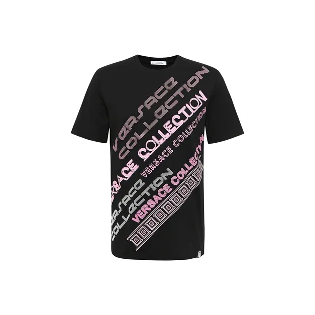 VERSACE COLLECTION Мужские черные рубашки T