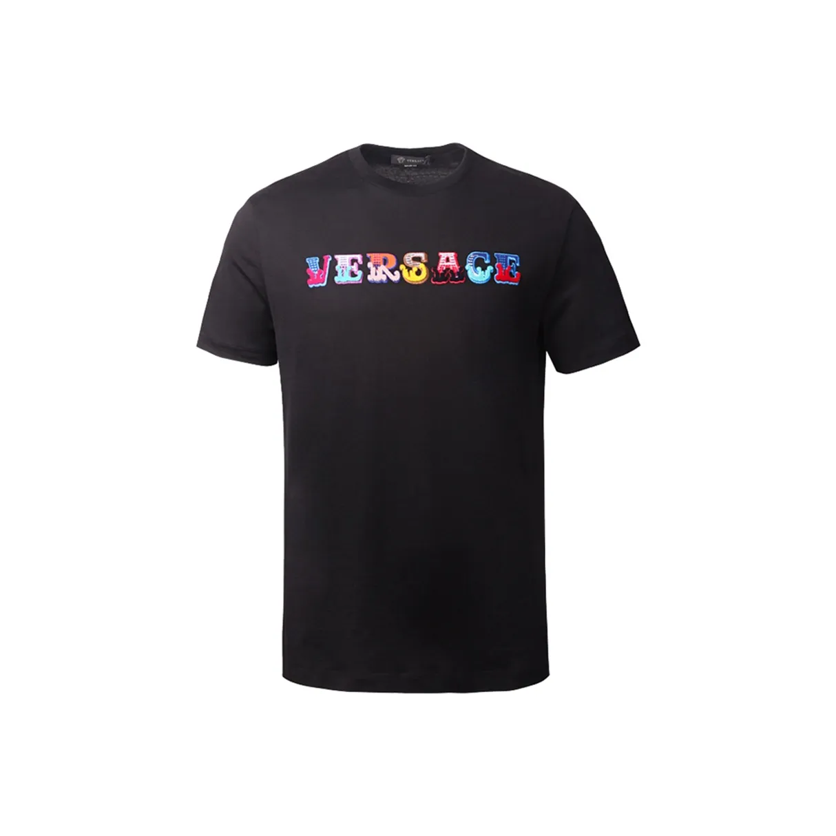 VERSACE Мужские черные T-рубашки