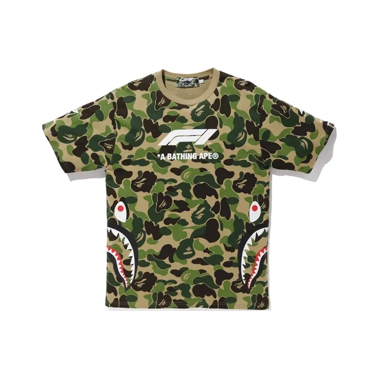 Bape X F1 Shark Tee