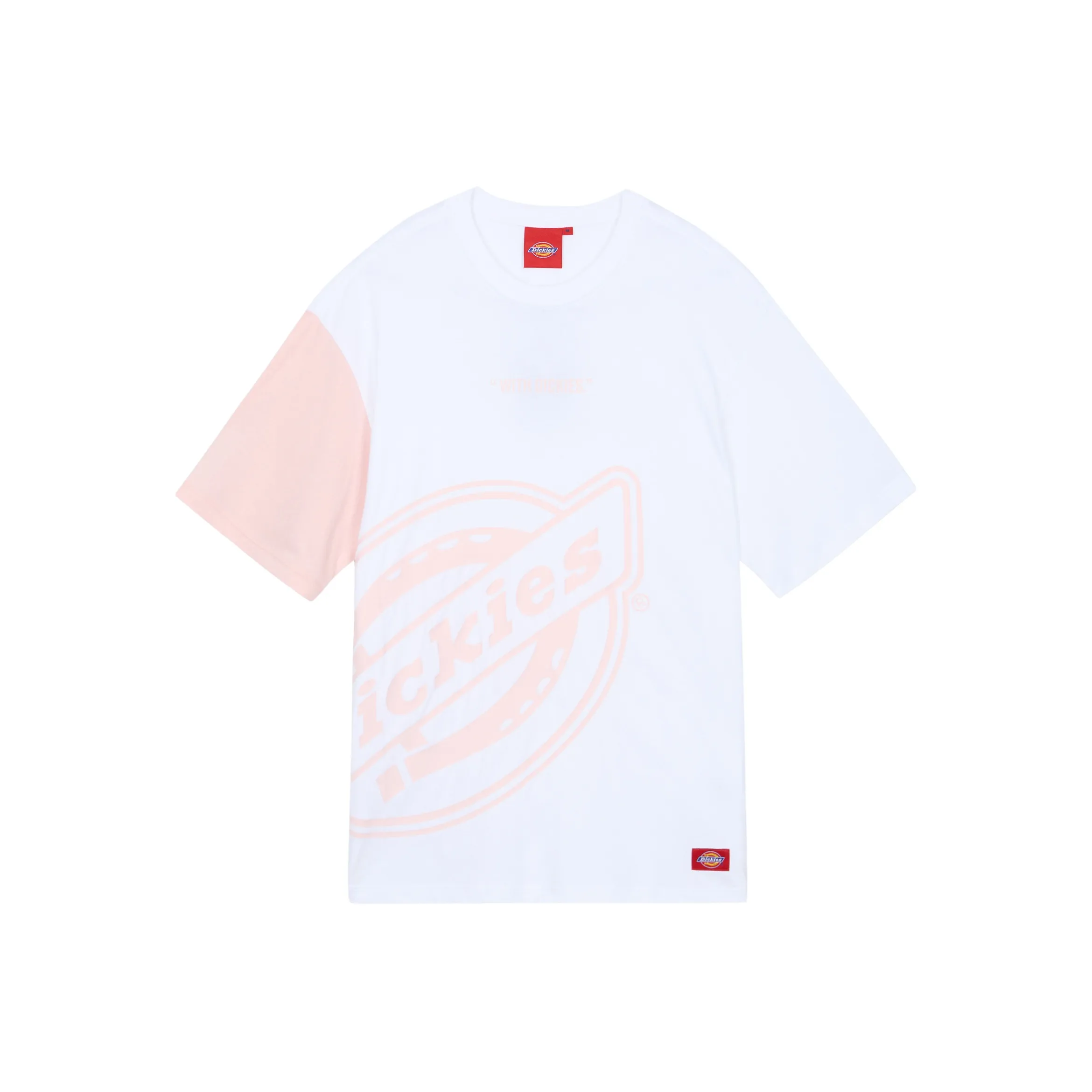 Dickies T Shirt Unisex White Pink