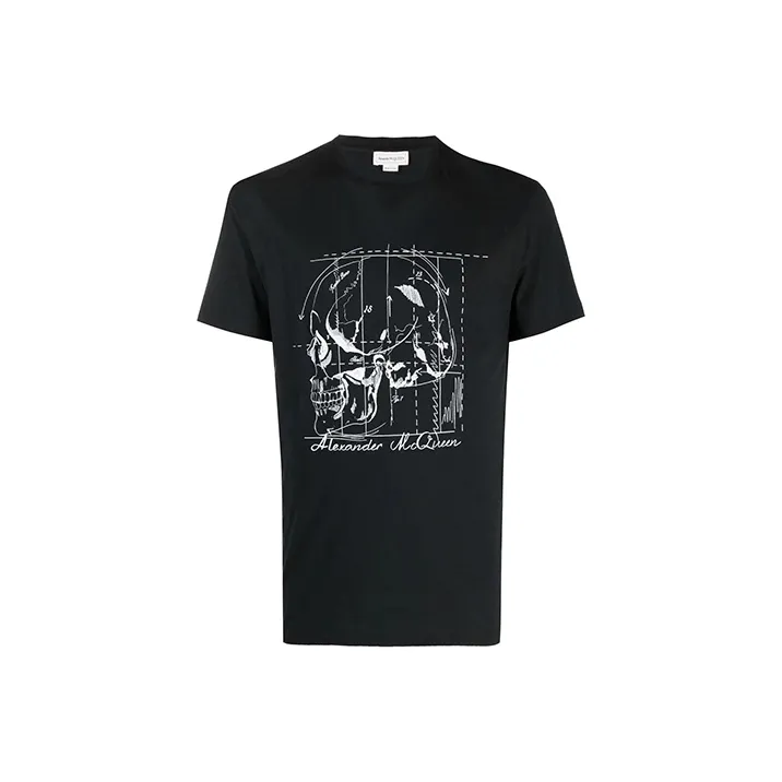 Alexander McQueen Рубашка Мужская Черная